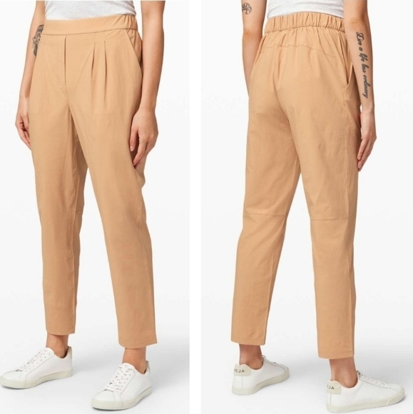 Lululemon Your True Trouser High Rise Pant Beech Wood Size 10 - Picture 1 of 11